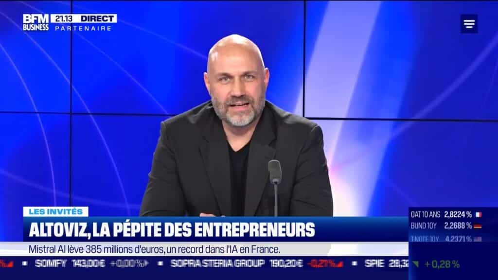 Alex Danvy et Altoviz sur BFM Business